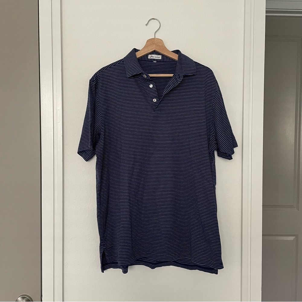 PETER MILLAR • mens striped polo